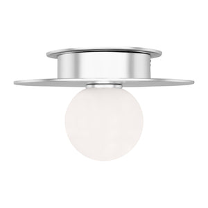 Visual Comfort Studio - KF1001PN - One Light Flush Mount - Nodes - Polished Nickel