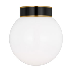 Visual Comfort Studio - KSF1051BBSGBK - One Light Flush Mount - Monroe - Burnished Brass