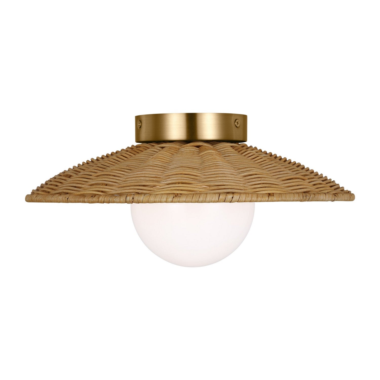 Visual Comfort Studio - KSF1091BBS - One Light Flush Mount - Mari - Burnished Brass