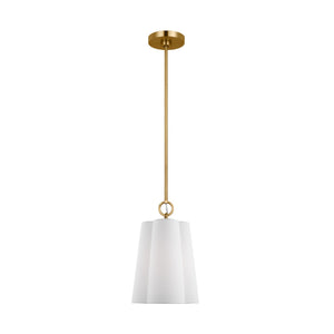 Visual Comfort Studio - KSP1071BBS - One Light Pendant - Bronte - Burnished Brass