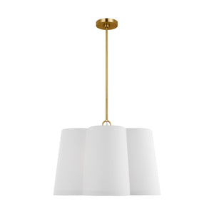 Visual Comfort Studio - KSP1094BBS - Four Light Pendant - Bronte - Burnished Brass