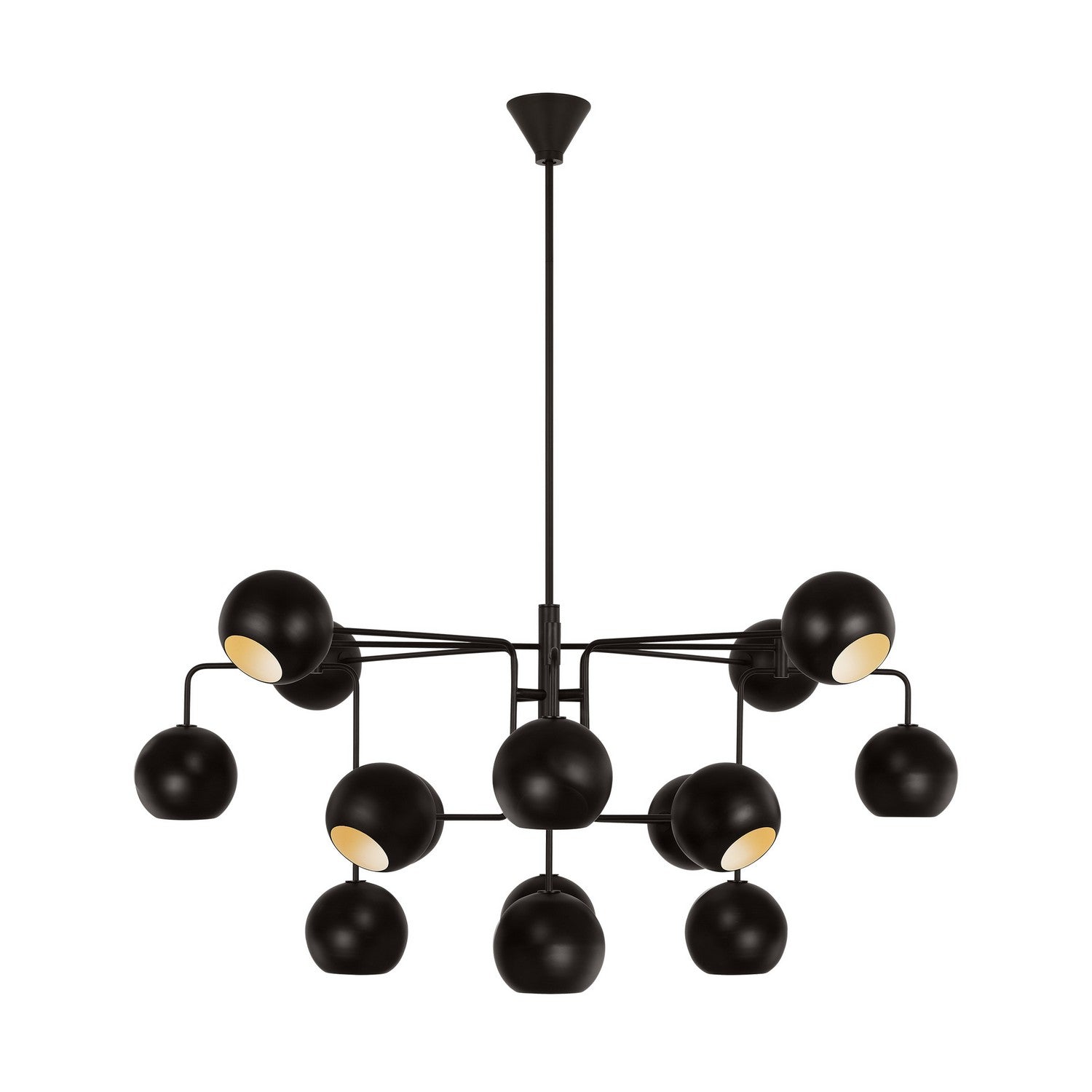 Visual Comfort Studio - LXC10016AI - 16 Light Chandelier - Chaumont - Aged Iron