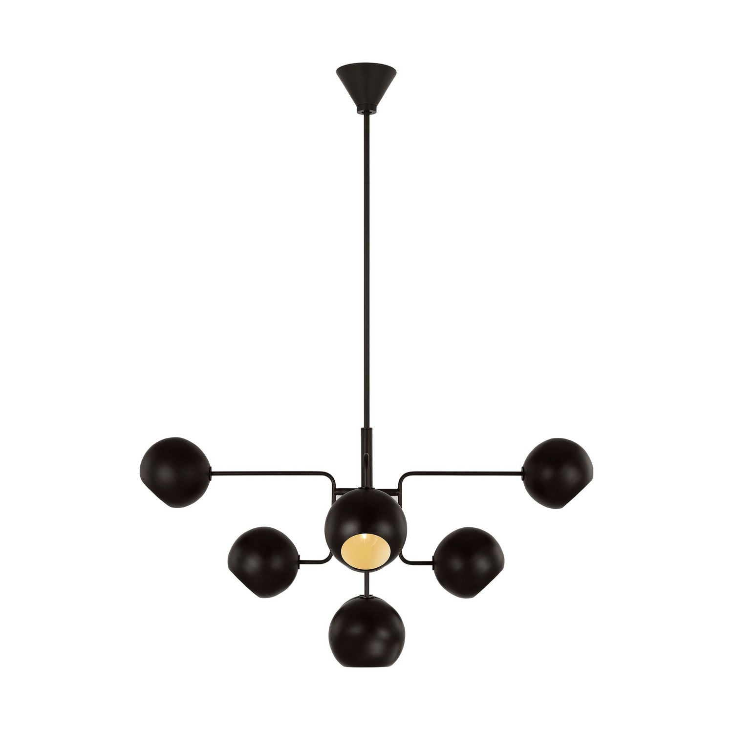 Visual Comfort Studio - LXC1018AI - Eight Light Chandelier - Chaumont - Aged Iron