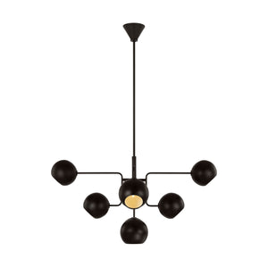 Visual Comfort Studio - LXC1018AI - Eight Light Chandelier - Chaumont - Aged Iron