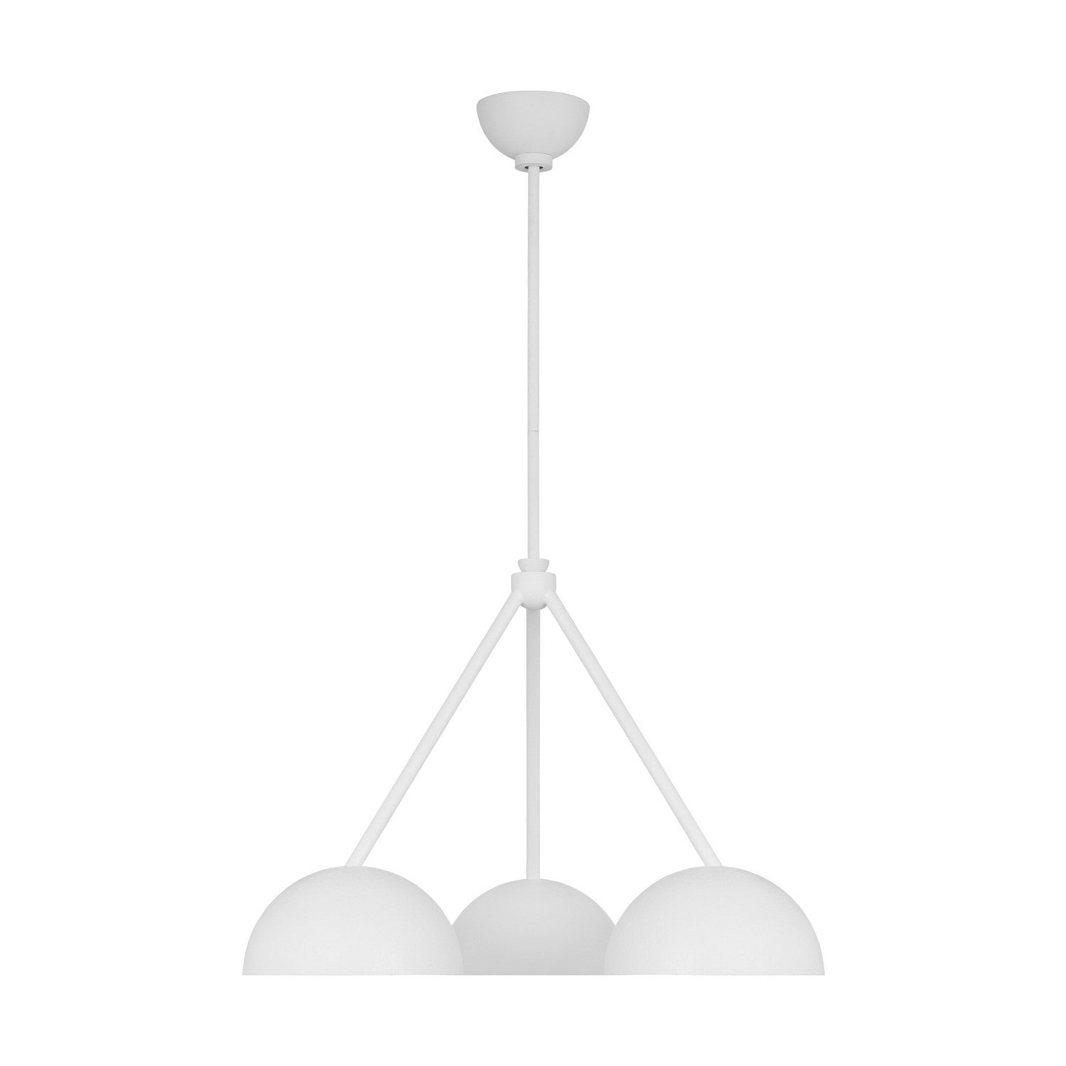 Visual Comfort Studio - LXC1043CPST - Three Light Chandelier - Beaunay - Cast Plaster