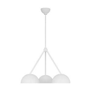 Visual Comfort Studio - LXC1043CPST - Three Light Chandelier - Beaunay - Cast Plaster