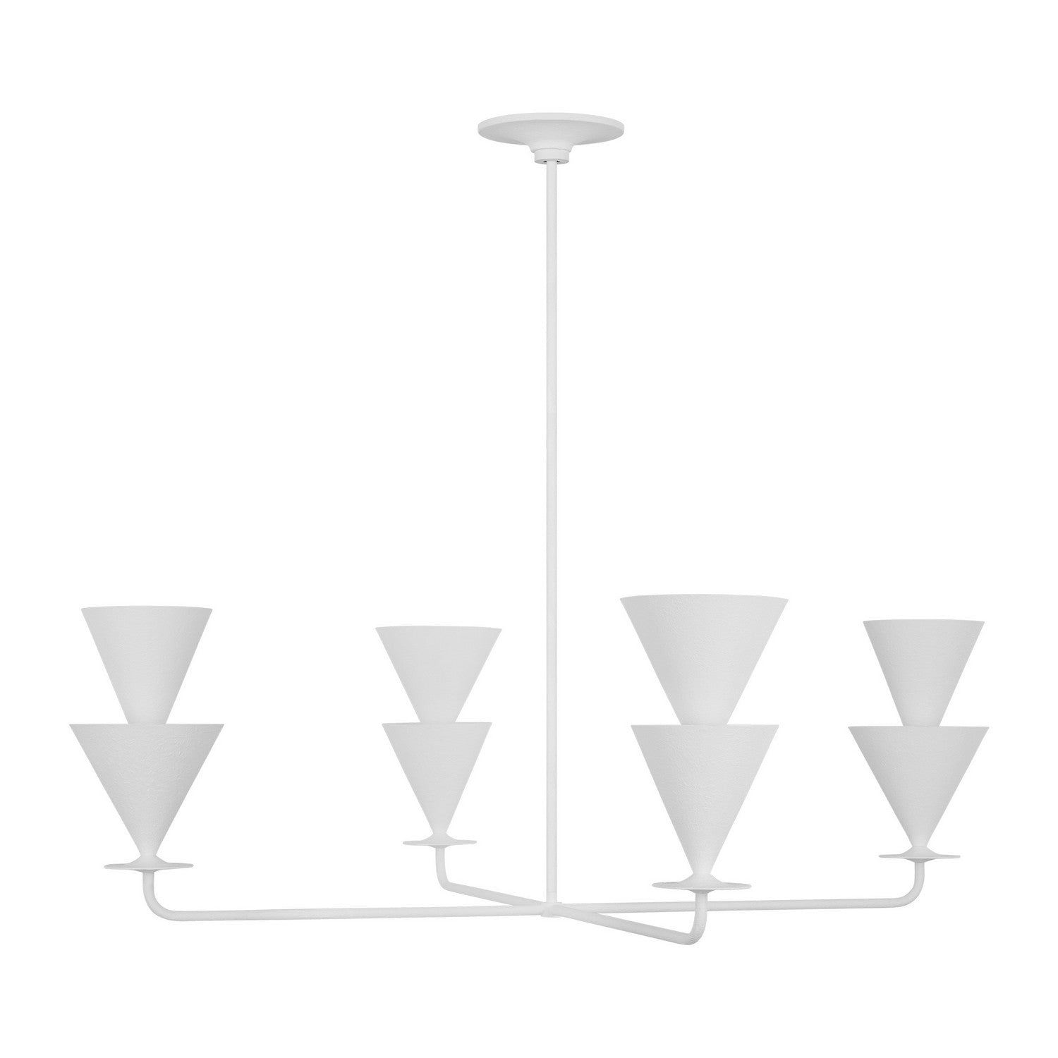 Visual Comfort Studio - LXC1114CPST - Four Light Chandelier - Cornet - Cast Plaster