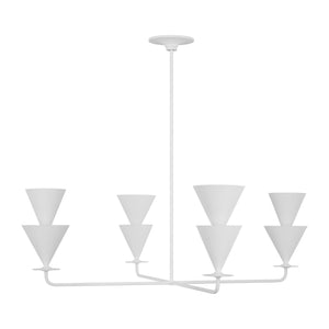 Visual Comfort Studio - LXC1114CPST - Four Light Chandelier - Cornet - Cast Plaster