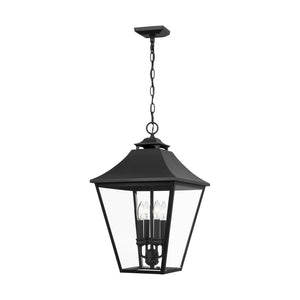 Visual Comfort Studio - OL14408TXB - Four Light Outdoor Pendant - Galena - Textured Black