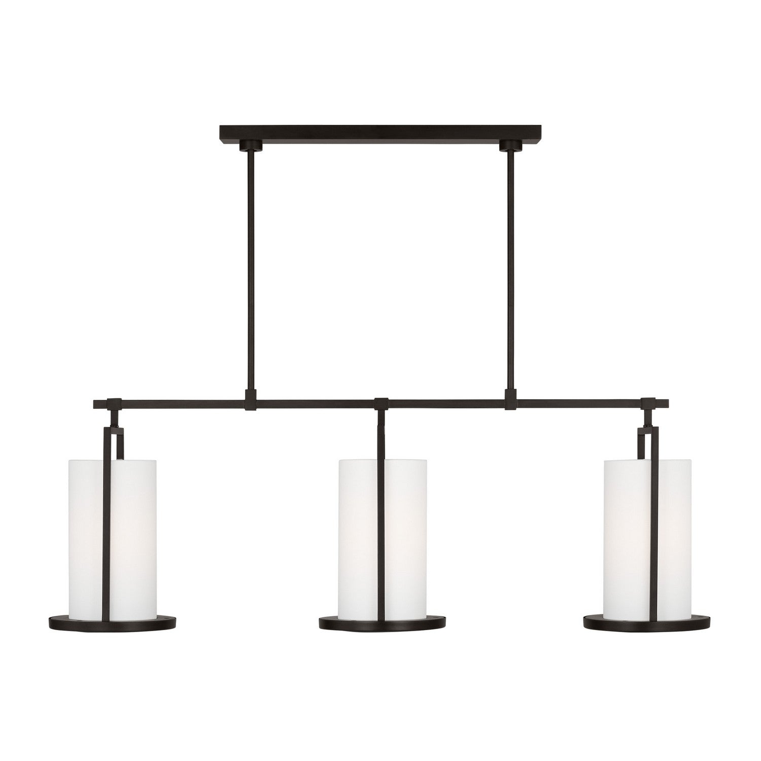 Visual Comfort Studio - TFC1053AI - Three Light Chandelier - Sherwood - Aged Iron