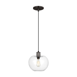 Visual Comfort Studio - TP1211AI - One Light Pendant - Mela - Aged Iron