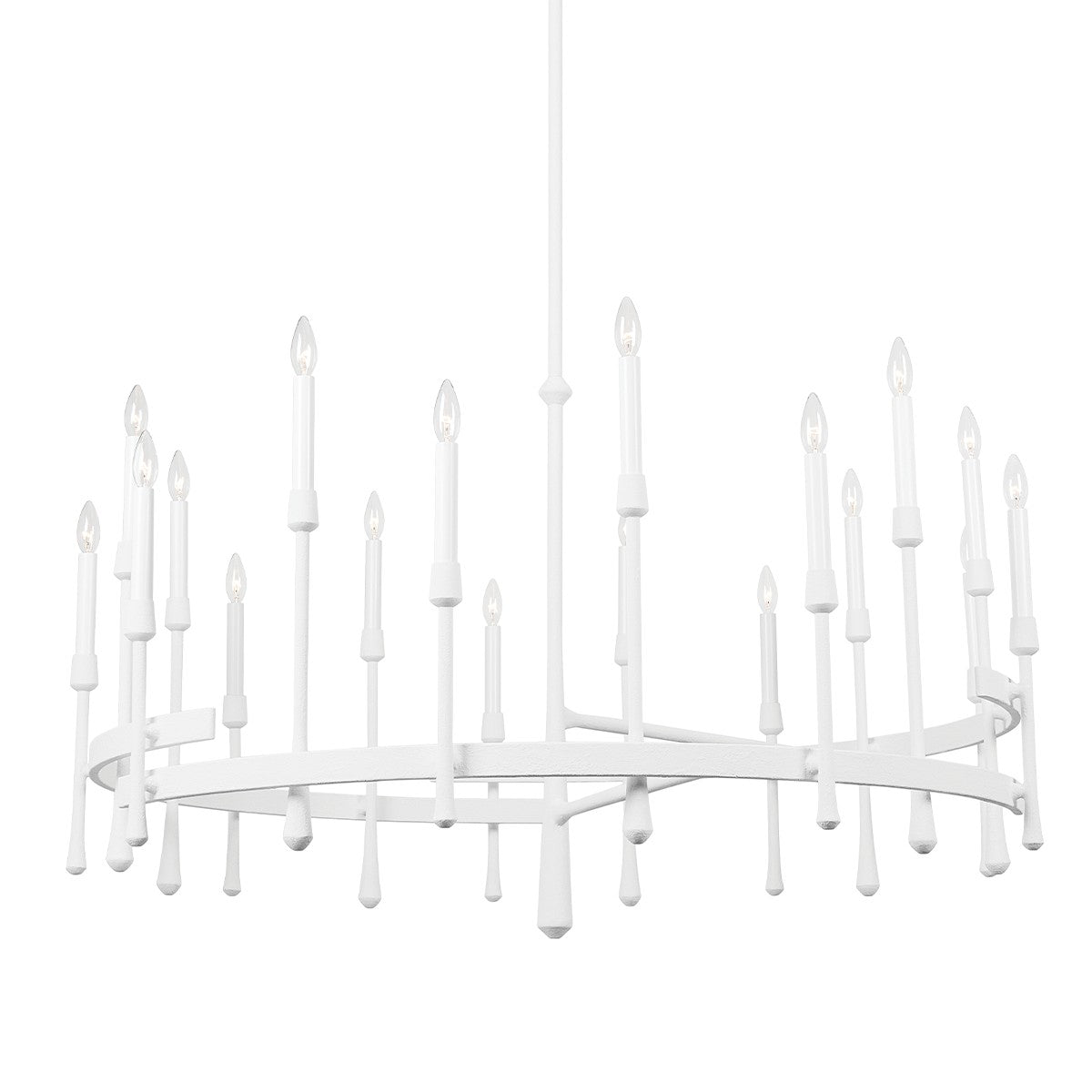 Hudson Valley - 2252-WP - 18 Light Chandelier - Hathaway - White Plaster