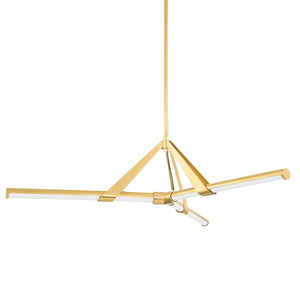 Hudson Valley - 3046-AGB - LED Chandelier - Jonas - Aged Brass