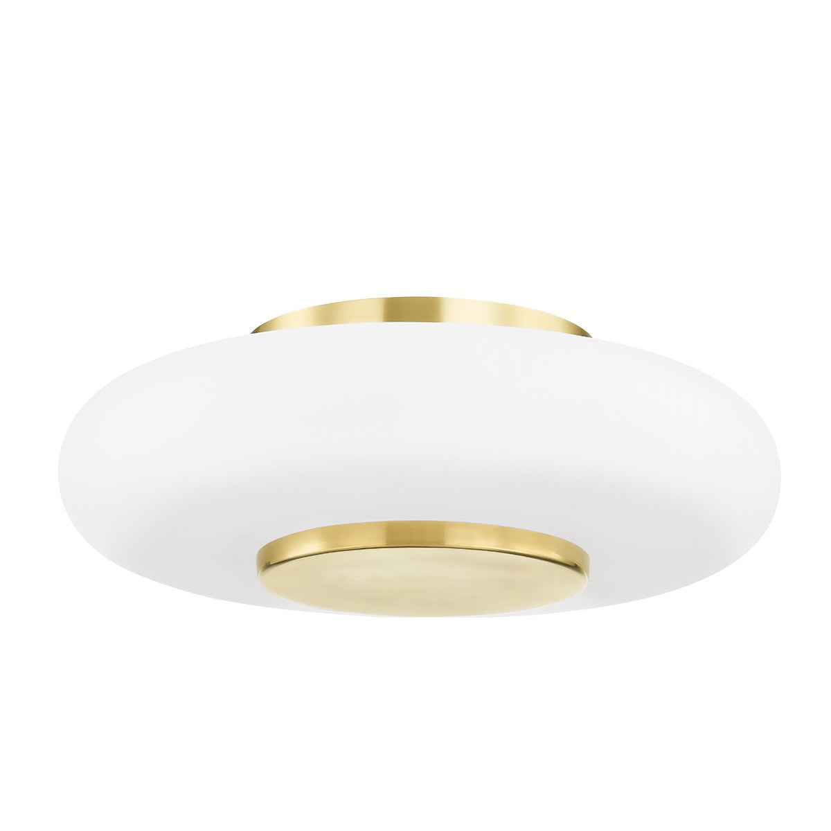 Hudson Valley - PI1896501-AGB - LED Flush Mount - Blyford - Aged Brass