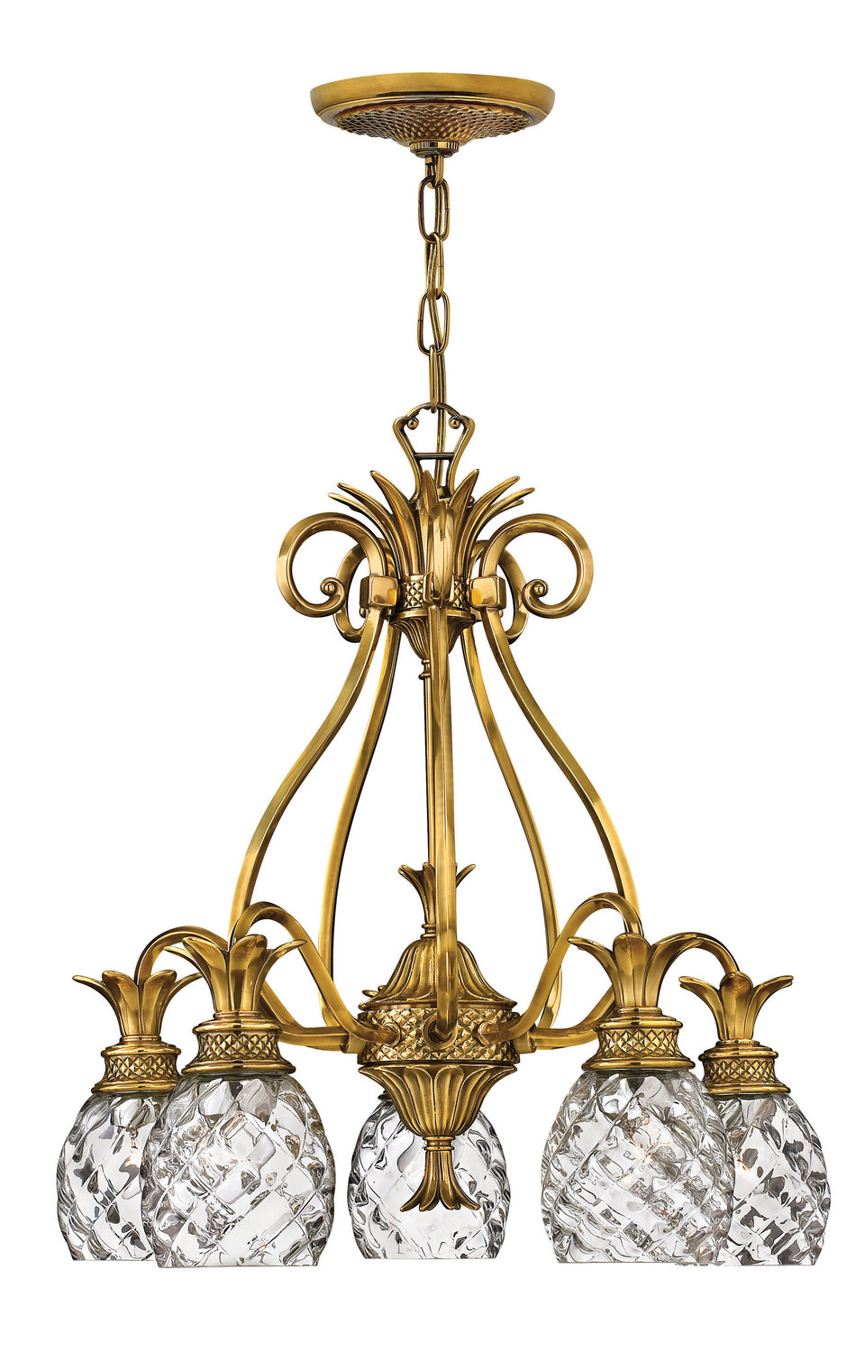 Hinkley - 4885BB - LED Chandelier - Plantation - Burnished Brass