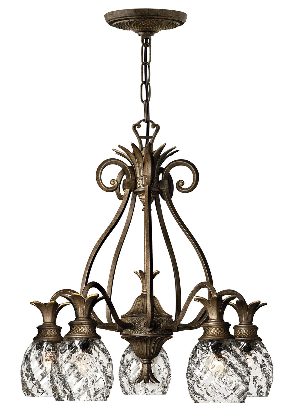 Hinkley - 4885PZ - LED Foyer Pendant - Plantation - Pearl Bronze