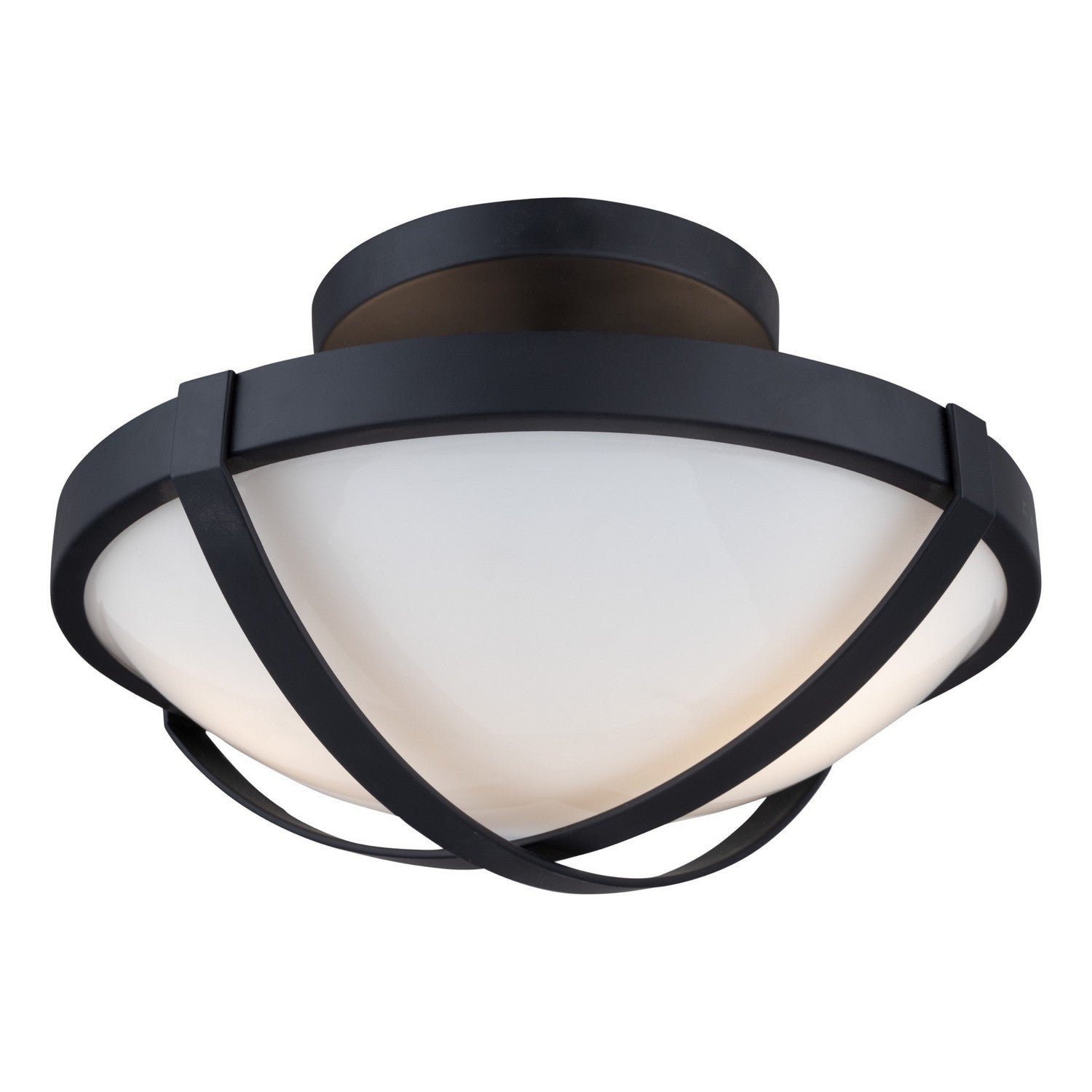 Artcraft - AC11703BK - Two Light Flush Mount - Cara - Black