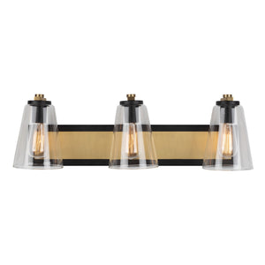 Artcraft - AC11793BB - One Light Wall Sconce - Treviso - Black & Brass