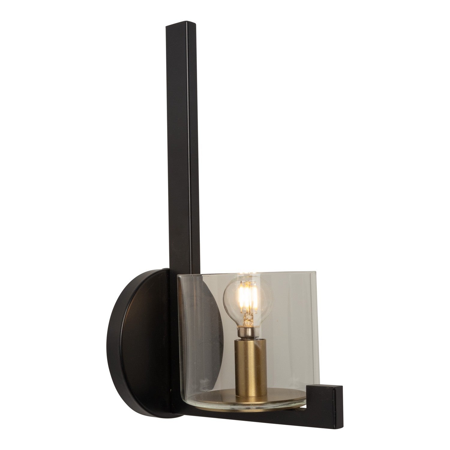 Artcraft - AC11820BB - One Light Wall Sconce - Salinas - Black and Brass