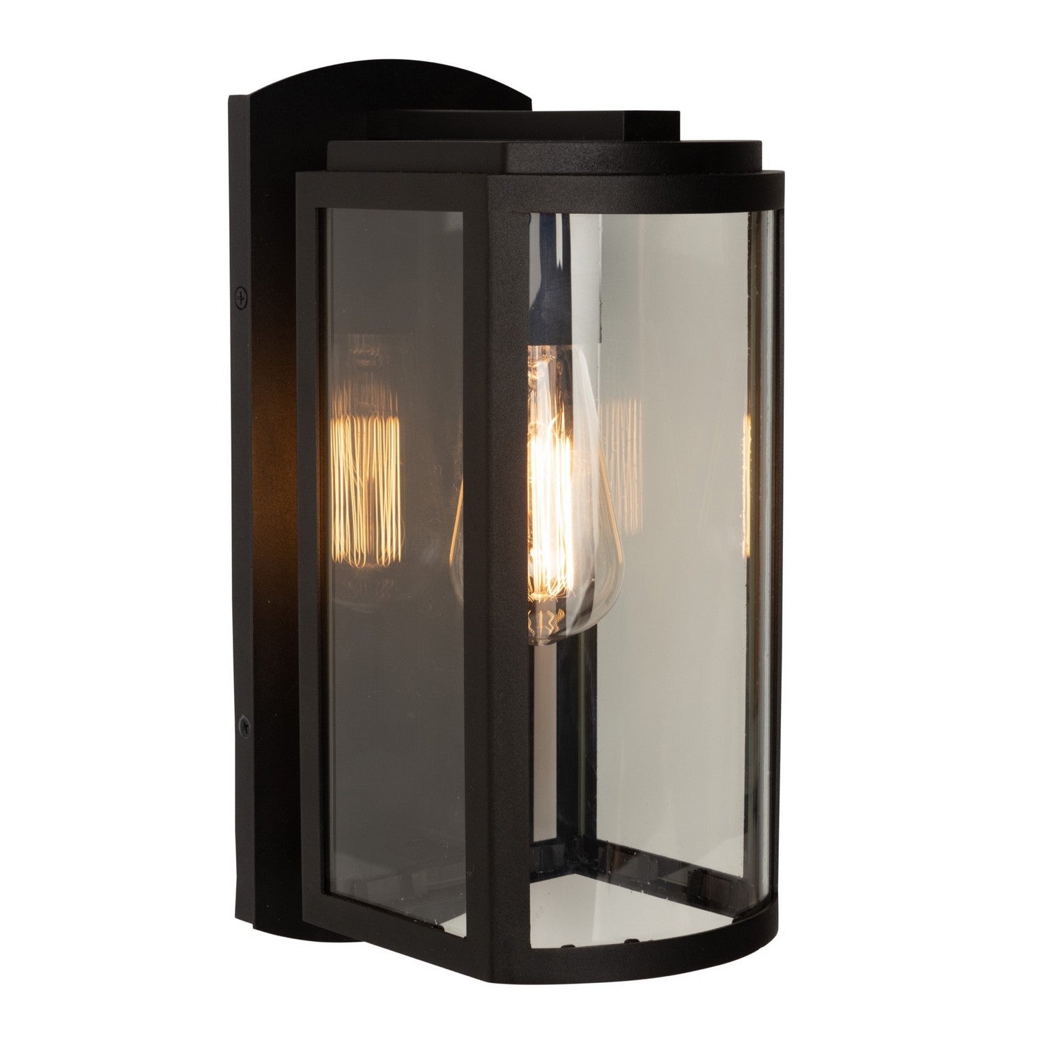 Artcraft - AC8691BK - One Light Outdoor Wall Mount - Lakewood - Matte Black