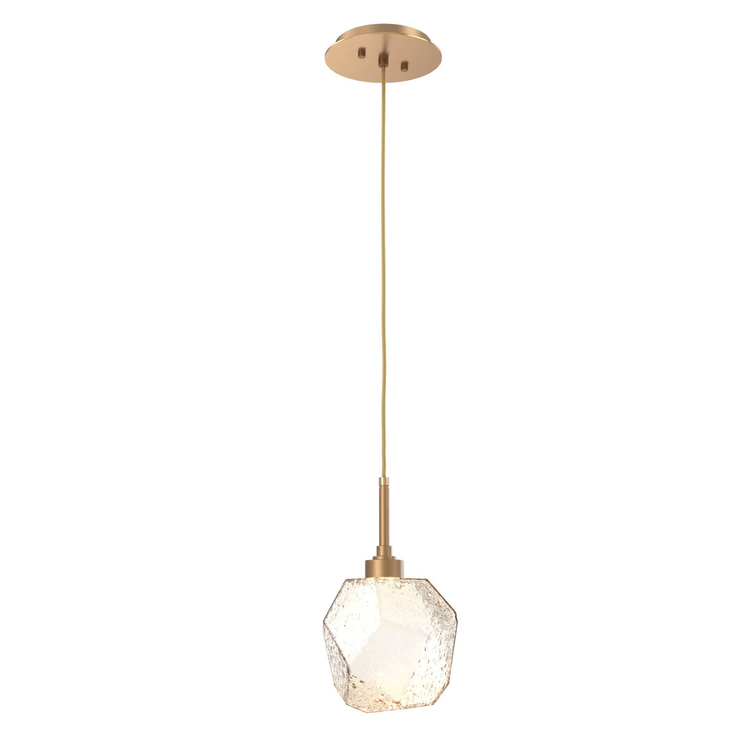 Hammerton Studio - LAB0039-01-NB-A-C01-L1 - LED Pendant - Gem - Novel Brass