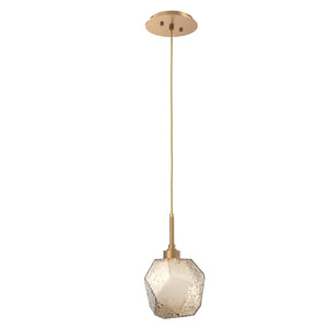 Hammerton Studio - LAB0039-01-NB-B-C01-L1 - LED Pendant - Gem - Novel Brass