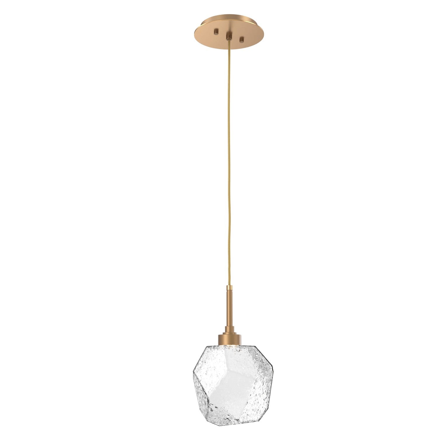 Hammerton Studio - LAB0039-01-NB-C-C01-L3 - LED Pendant - Gem - Novel Brass