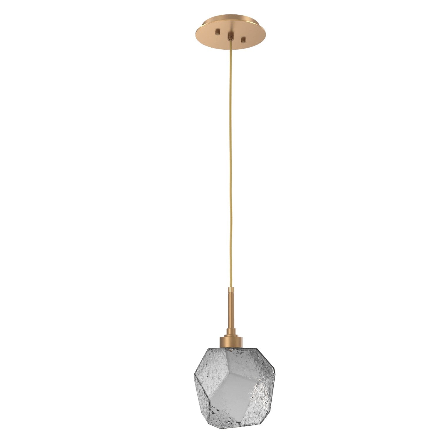 Hammerton Studio - LAB0039-01-NB-S-C01-L3 - LED Pendant - Gem - Novel Brass