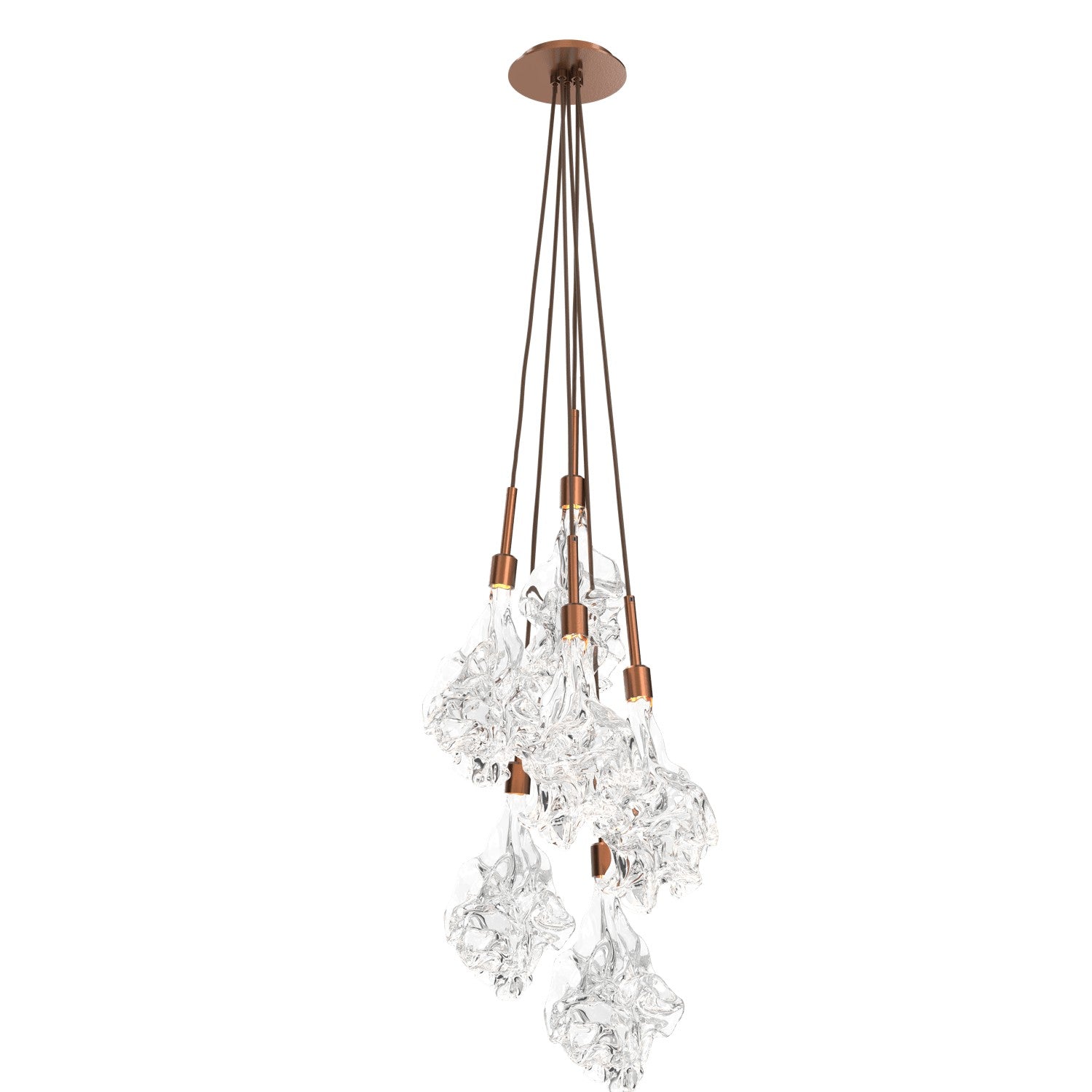 Hammerton Studio - LAB0059-0B-BB-BC-C01-L1 - LED Cluster - Blossom - Burnished Bronze