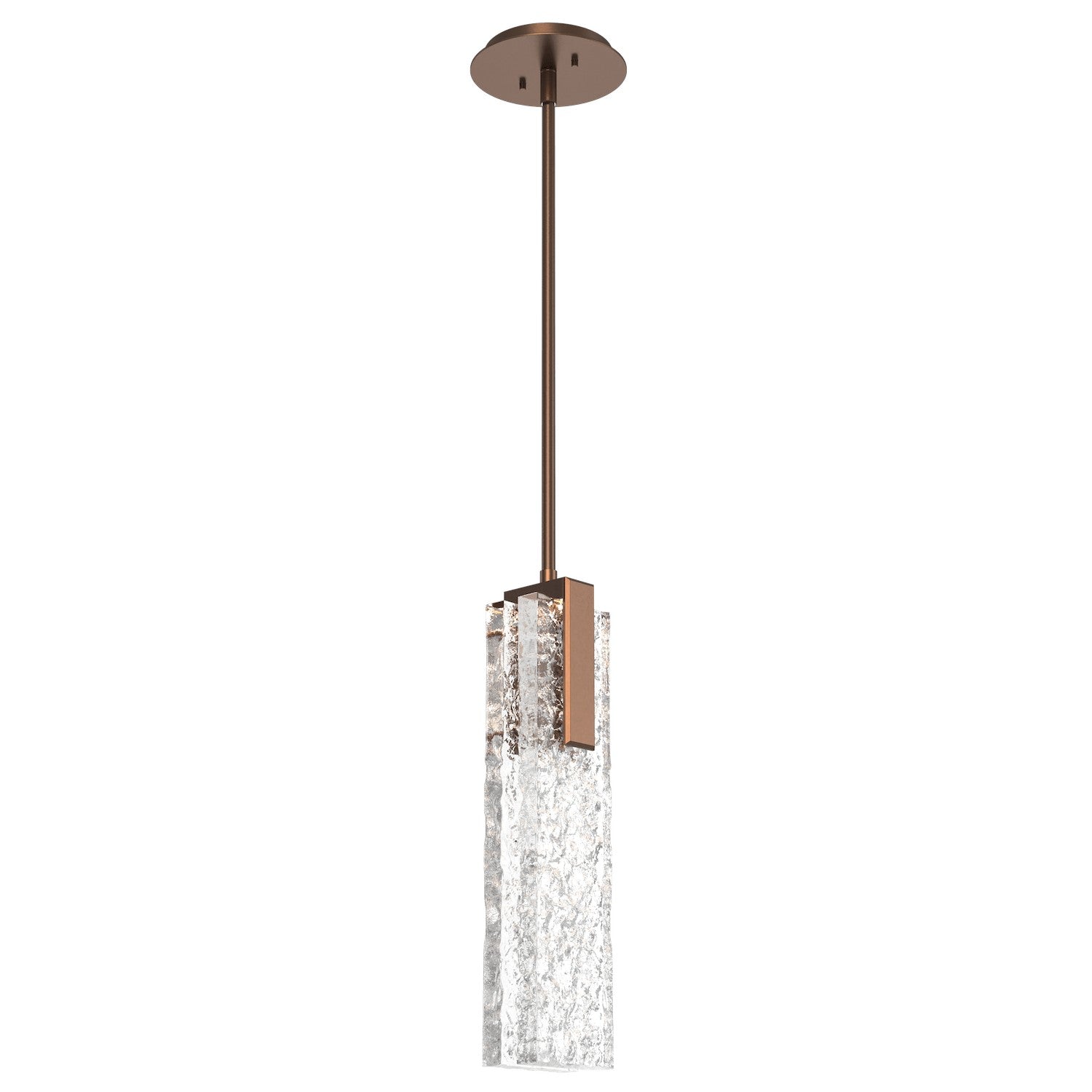 Hammerton Studio - LAB0061-17-BB-GC-001-L1 - LED Pendant - Glacier - Burnished Bronze