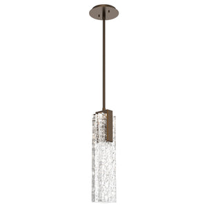 Hammerton Studio - LAB0061-17-FB-GC-001-L3 - LED Pendant - Glacier - Flat Bronze