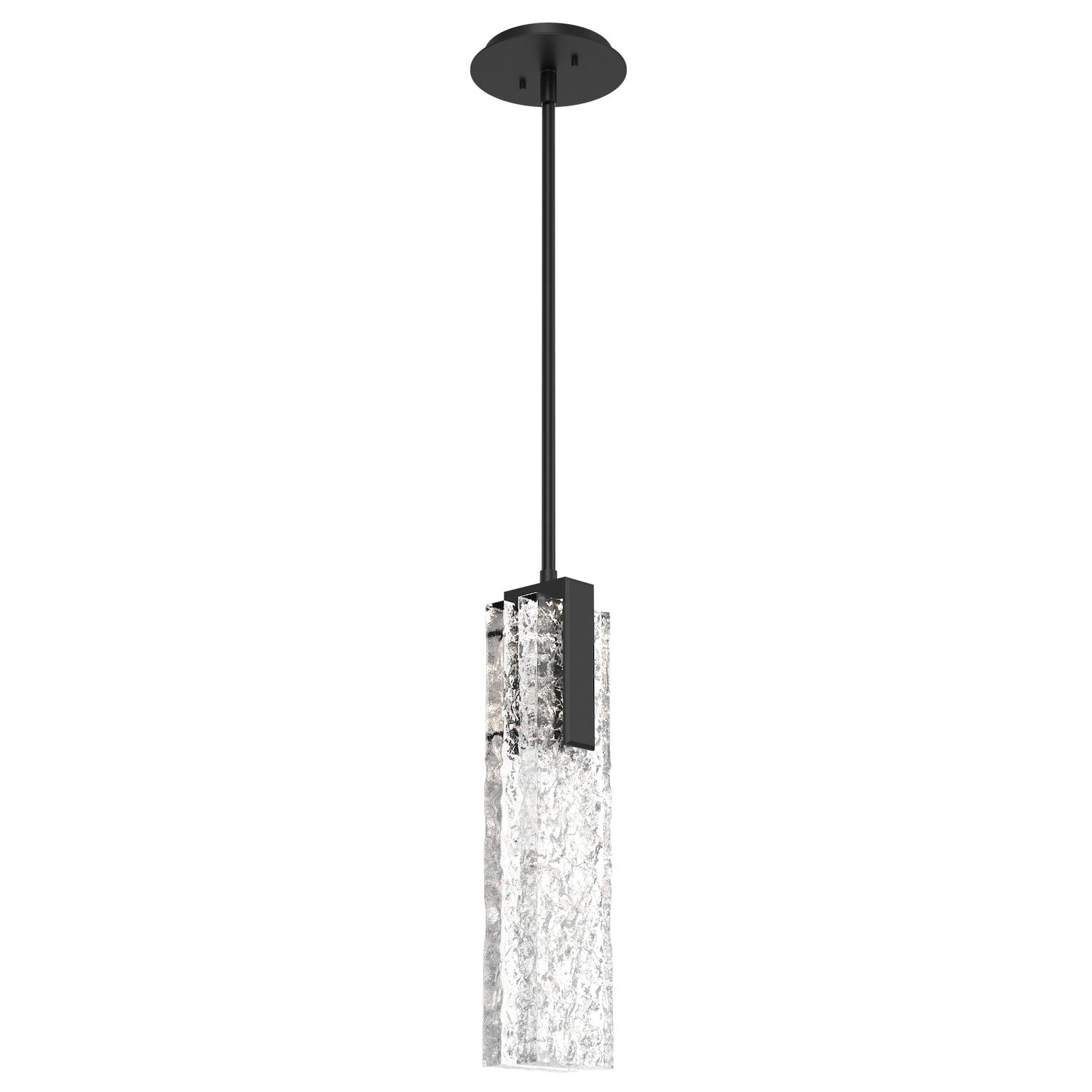 Hammerton Studio - LAB0061-17-MB-GC-001-L1 - LED Pendant - Glacier - Matte Black