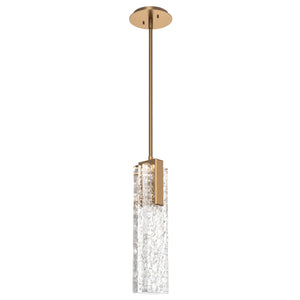 Hammerton Studio - LAB0061-17-NB-GC-001-L1 - LED Pendant - Glacier - Novel Brass