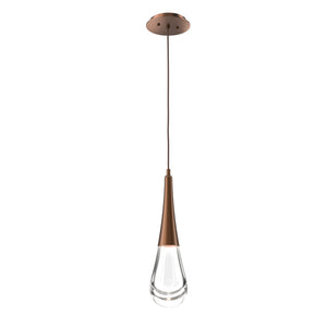 Hammerton Studio - LAB0078-01-BB-C-C01-L1 - LED Pendant - Raindrop - Burnished Bronze