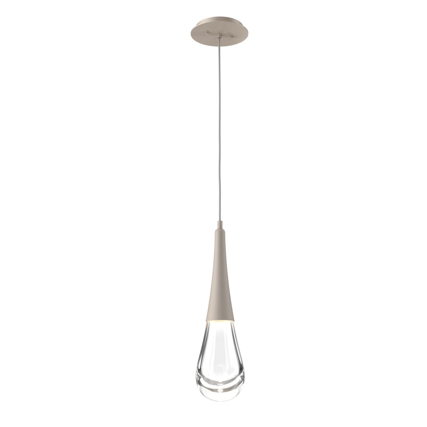 Hammerton Studio - LAB0078-01-BS-C-C01-L1 - LED Pendant - Raindrop - Beige Silver