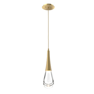 Hammerton Studio - LAB0078-01-GB-C-C01-L1 - LED Pendant - Raindrop - Gilded Brass