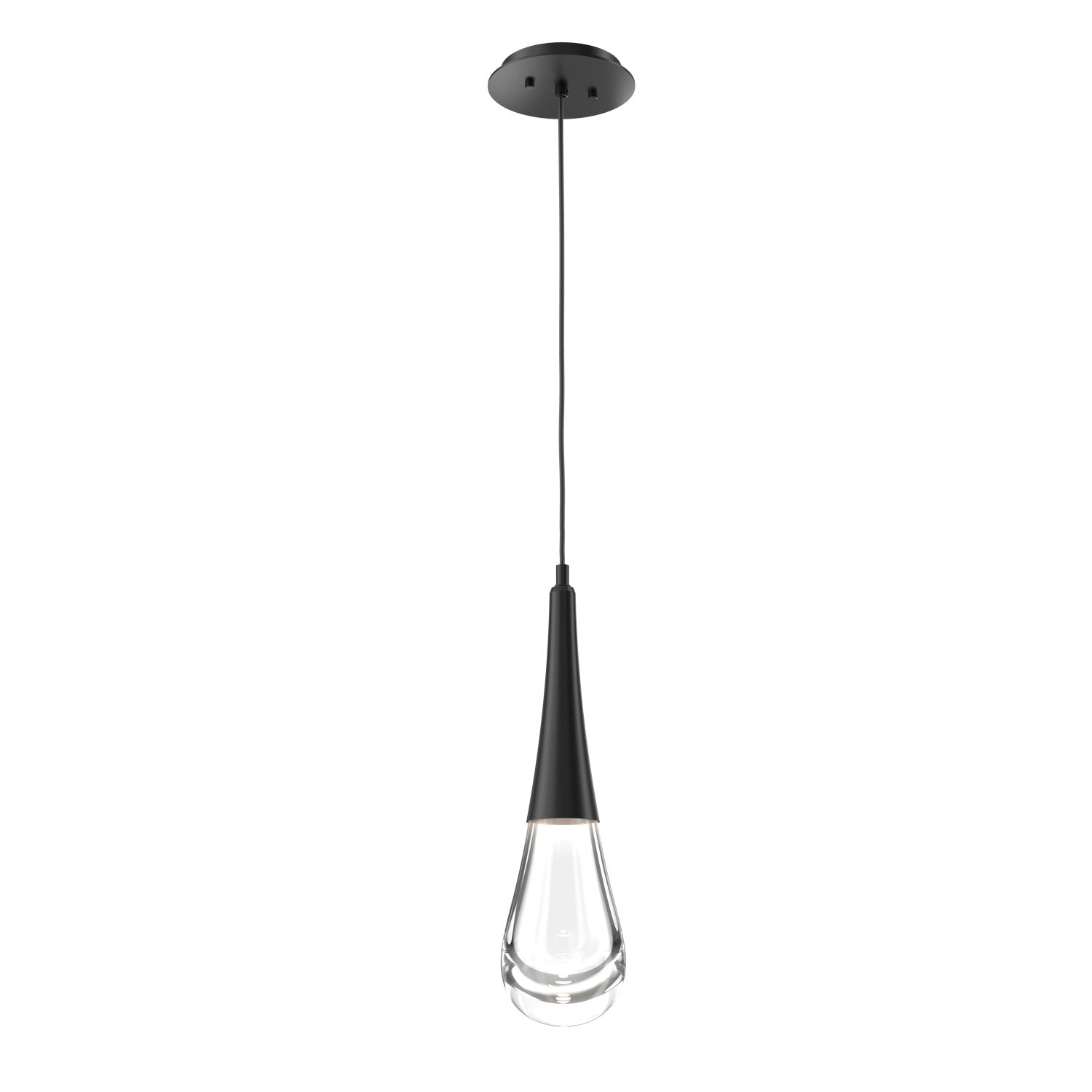 Hammerton Studio - LAB0078-01-MB-C-C01-L1 - LED Pendant - Raindrop - Matte Black