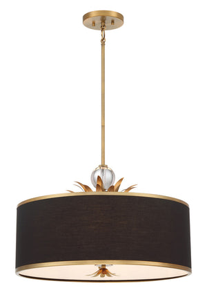 Minka-Lavery - 4584-672 - Four Light Pendant - Caprio - Brushed Brass
