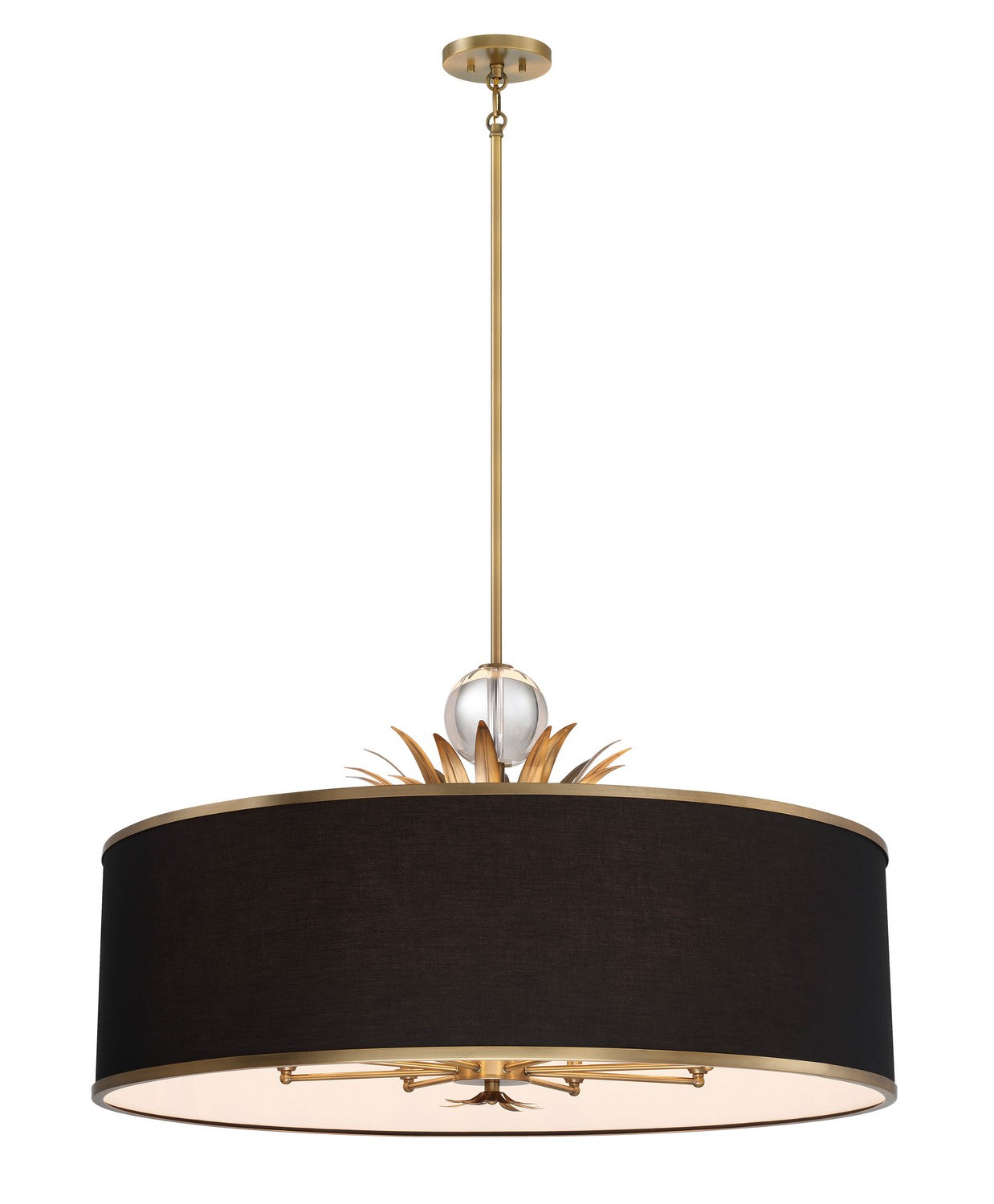 Minka-Lavery - 4588-672 - Eight Light Pendant - Caprio - Brushed Brass