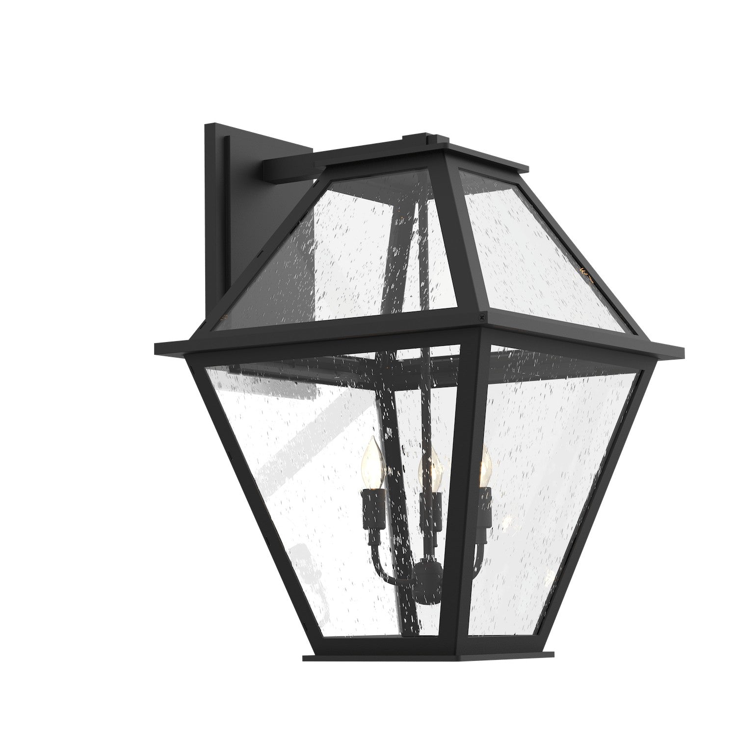 Hammerton Studio - ODB0072-01-TB-CS-E1 - Three Light Lantern - Outdoor Lighting - Textured Black