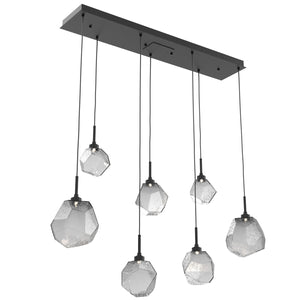 Hammerton Studio - PLB0039-07-MB-S-C01-L1 - LED Linear Pendant - Gem - Matte Black