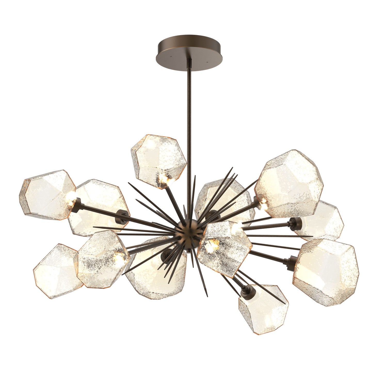 Hammerton Studio - PLB0039-0D-FB-A-001-L1 - LED Starburst - Gem - Flat Bronze