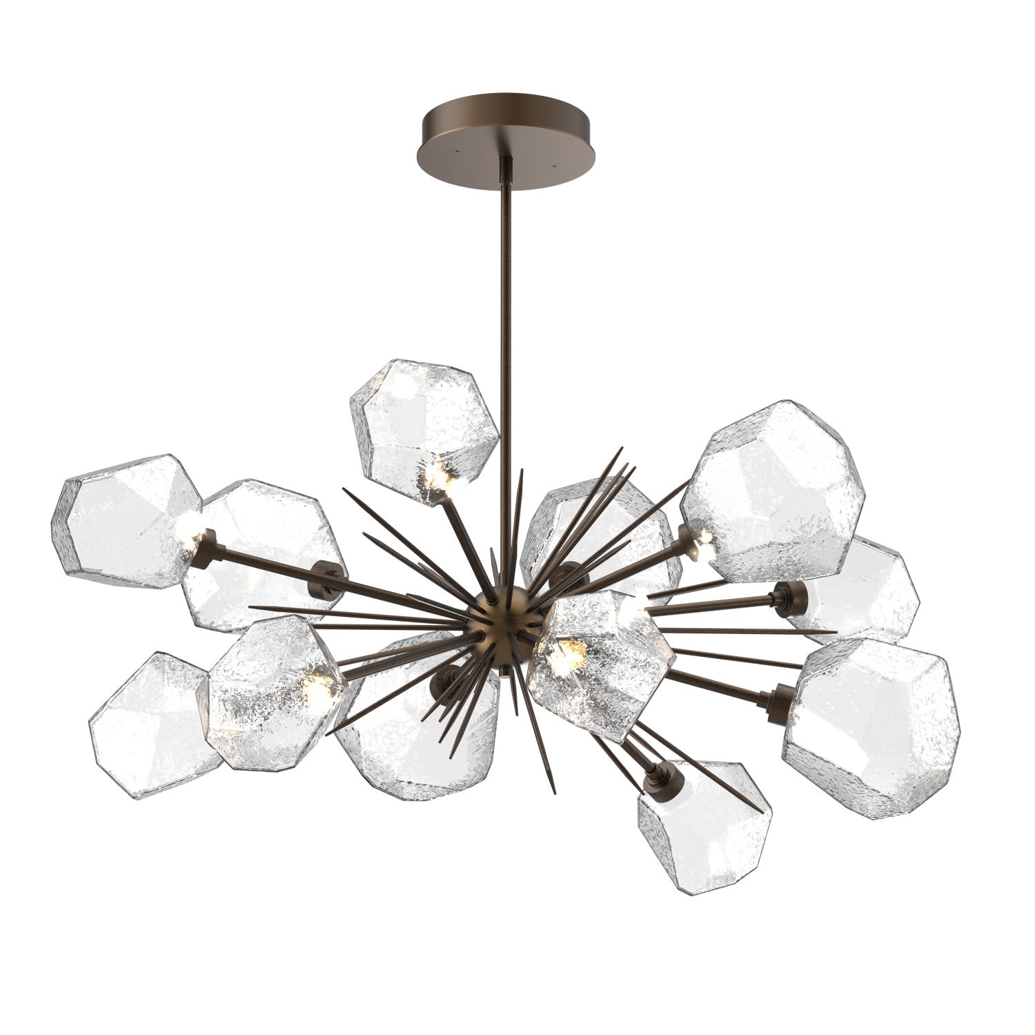 Hammerton Studio - PLB0039-0D-FB-C-001-L1 - LED Starburst - Gem - Flat Bronze