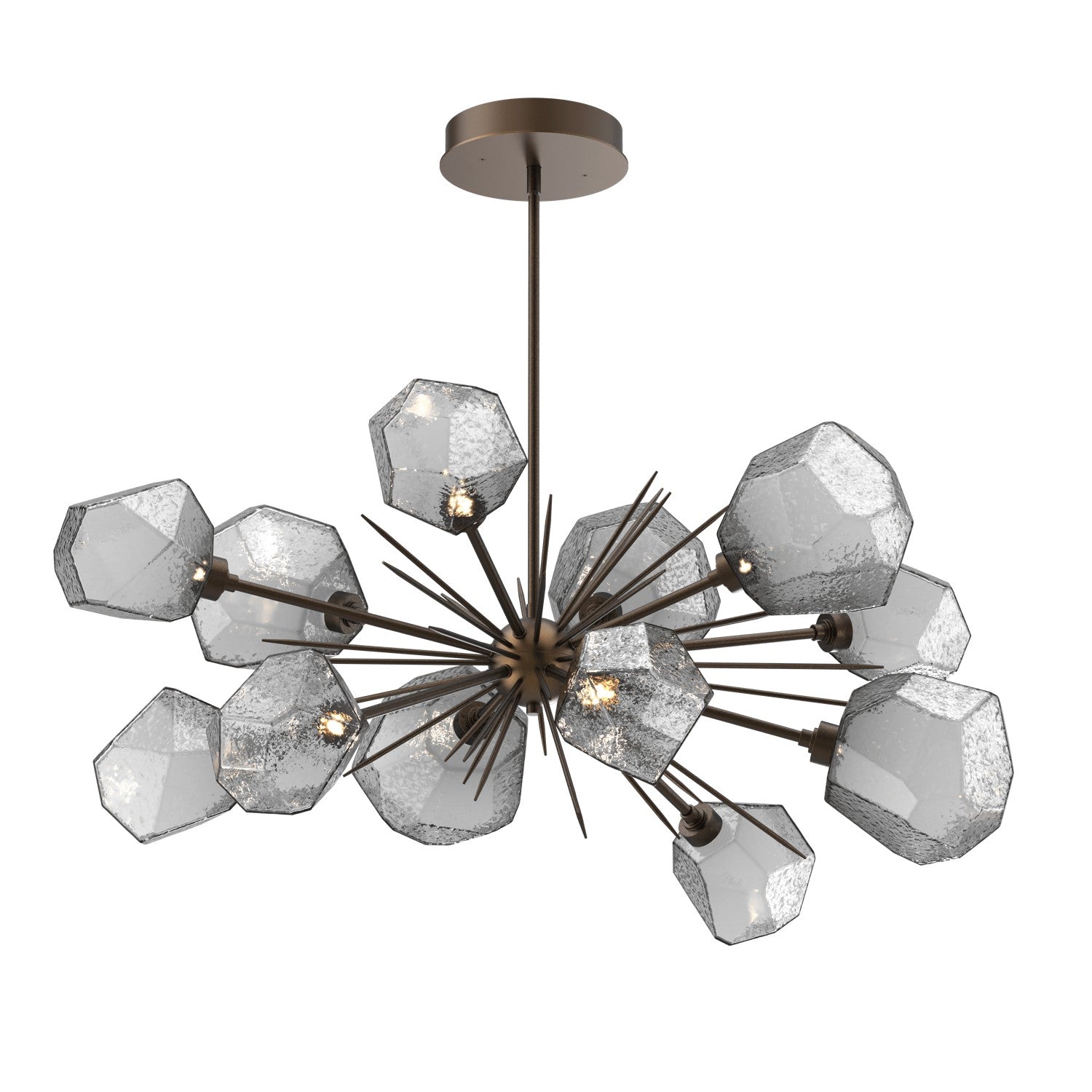 Hammerton Studio - PLB0039-0D-FB-S-001-L1 - LED Starburst - Gem - Flat Bronze