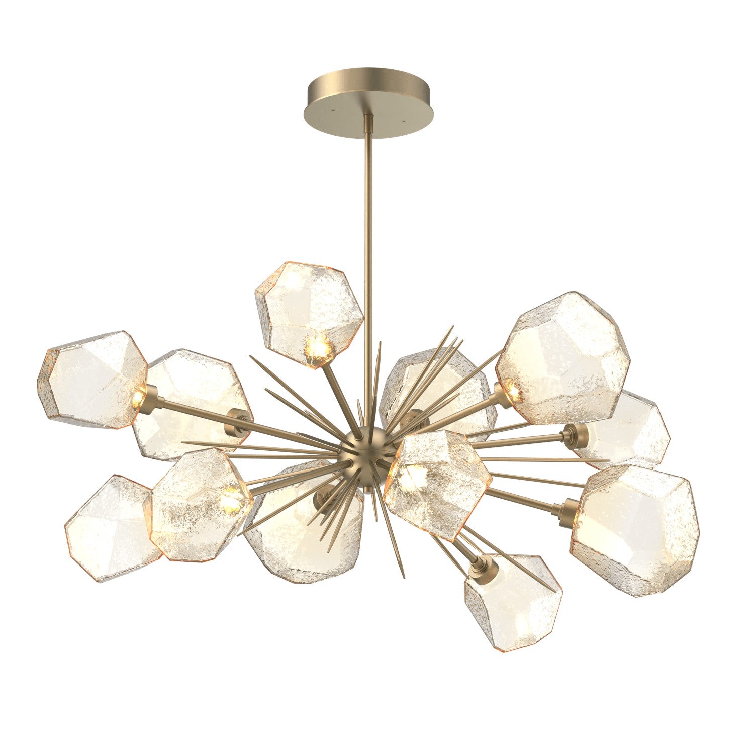 Hammerton Studio - PLB0039-0D-GB-A-001-L1 - LED Starburst - Gem - Gilded Brass