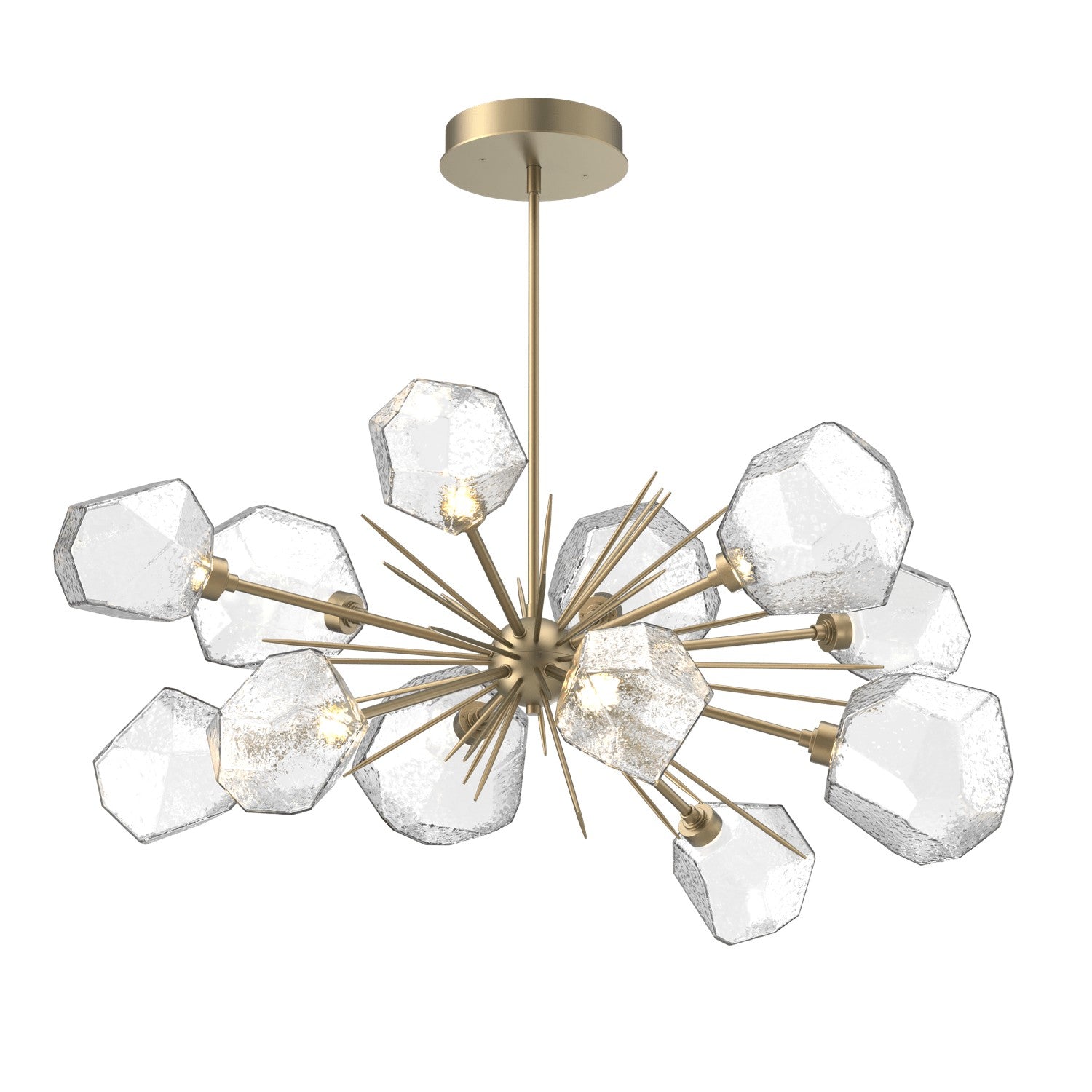 Hammerton Studio - PLB0039-0D-GB-C-001-L1 - LED Starburst - Gem - Gilded Brass