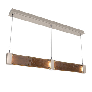 Hammerton Studio - PLB0042-47-BS-BG-CA1-L1 - LED Linear Suspension - Parallel - Beige Silver