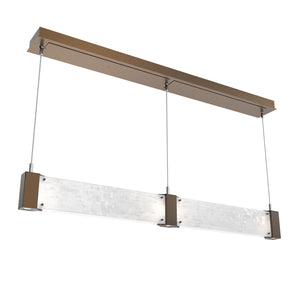 Hammerton Studio - PLB0042-47-FB-CG-CA1-L1 - LED Linear Suspension - Parallel - Flat Bronze