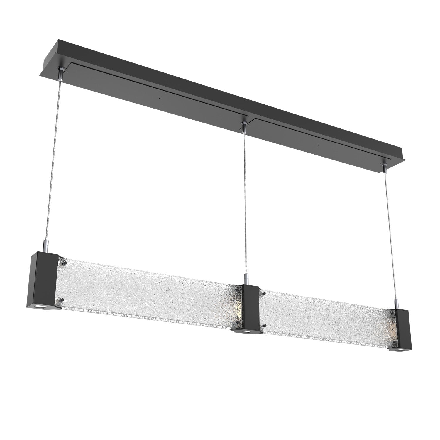 Hammerton Studio - PLB0042-47-MB-CR-CA1-L1 - LED Linear Suspension - Parallel - Matte Black