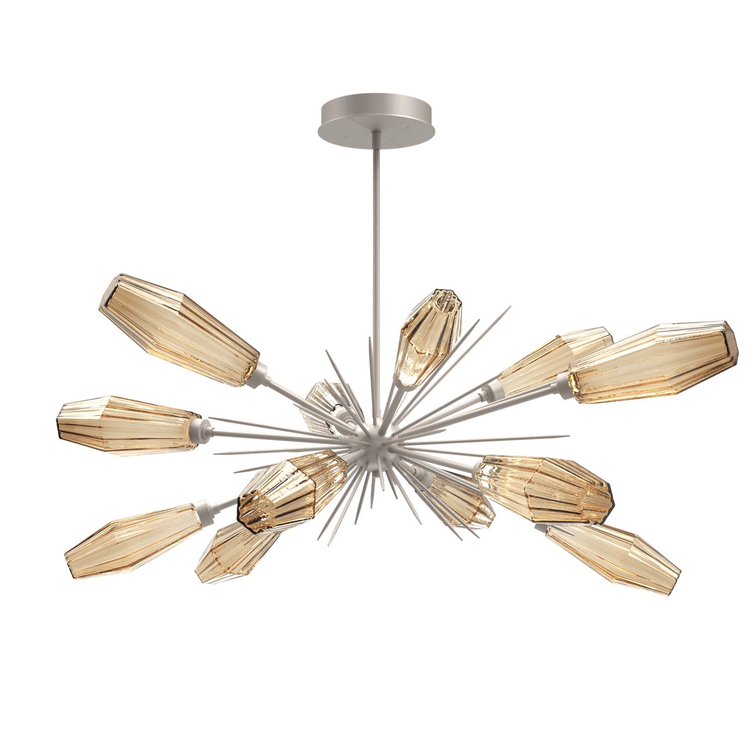 Hammerton Studio - PLB0049-0A-BS-RB-001-L1 - LED Starburst - Aalto - Beige Silver